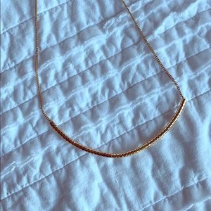 Short Gold Tone Necklace